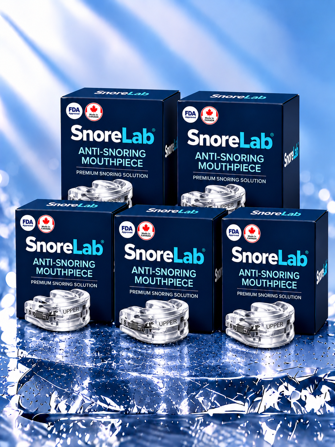 SnoreLab™ | Adjustable Anti-Snoring Mouthpiece