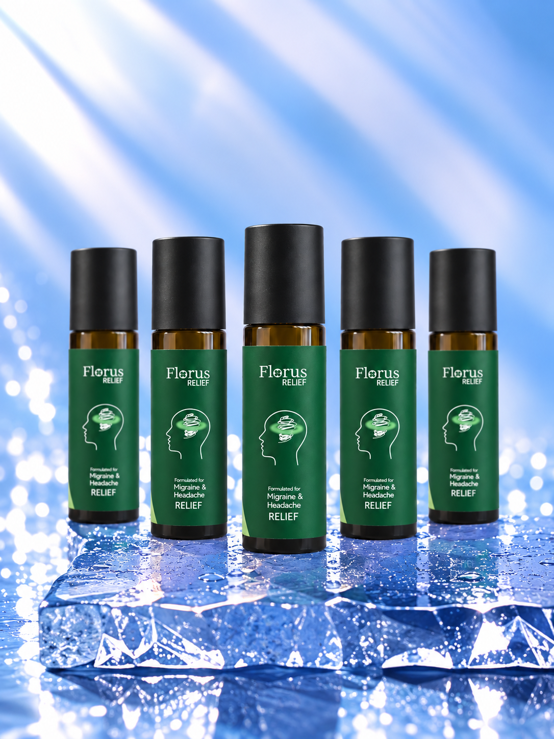 Florus Relief™ | Migraine & Headache Relief Roll-On