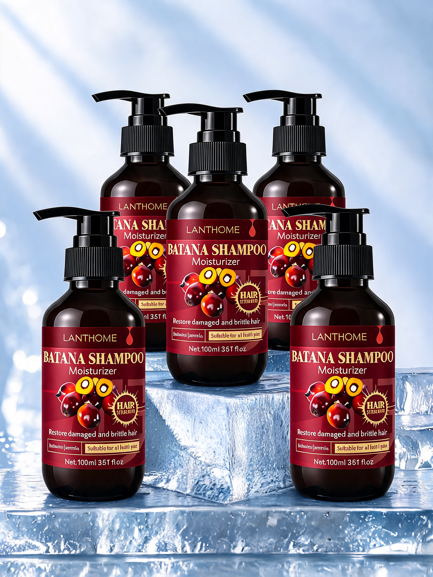 BatanaGlow™ | Moisturising Scalp & Hair Care Shampoo