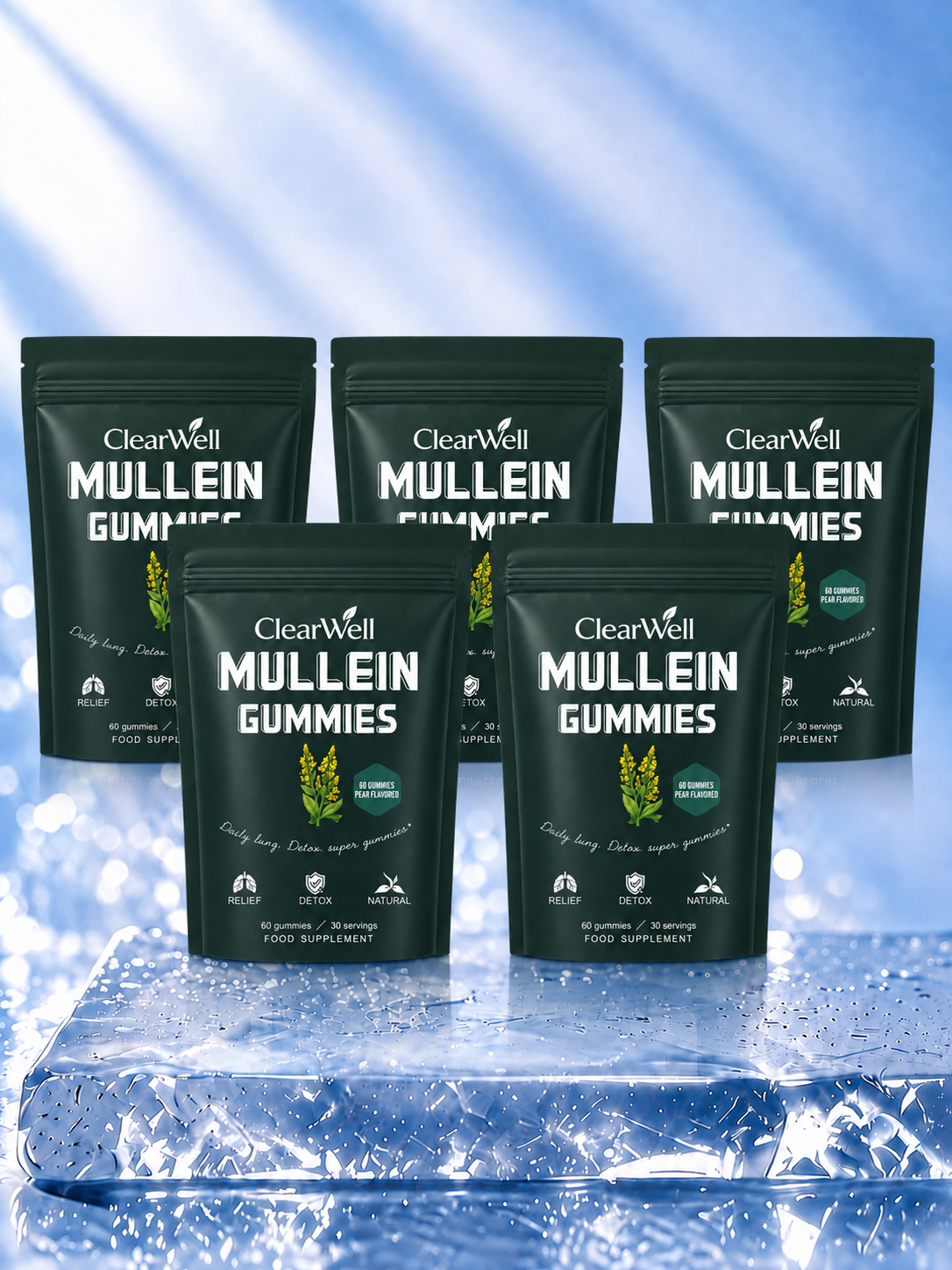 ClearWell™ | Mullein Gummies for Lung & Airway Support