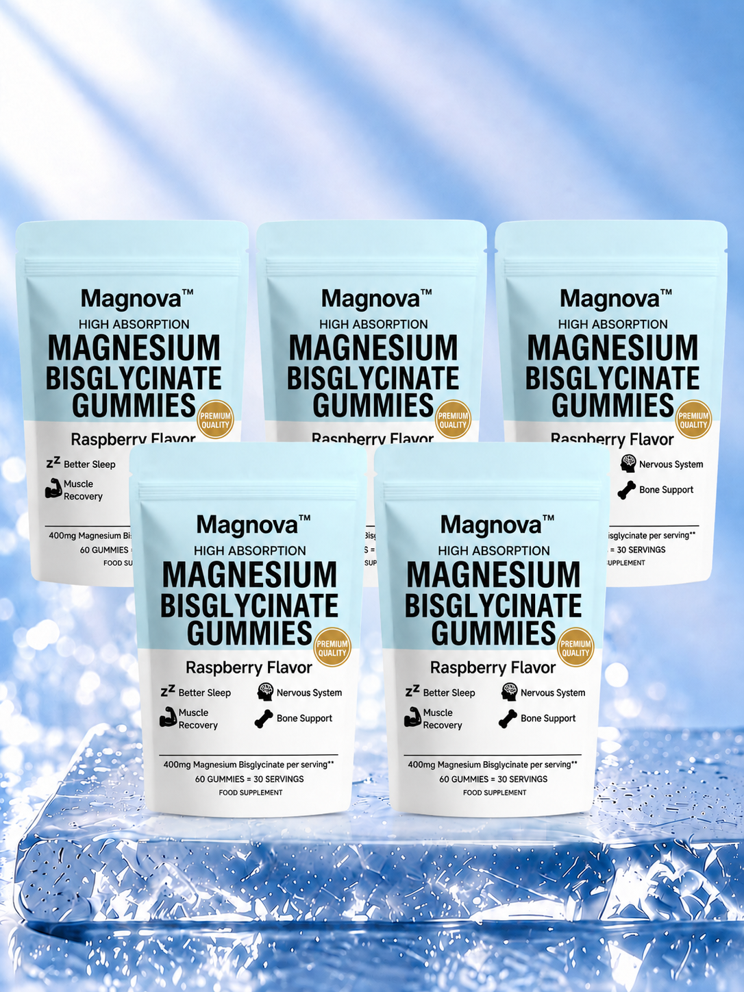 Magnova™ | Magnesium Bisglycinate Sleep Support Gummies
