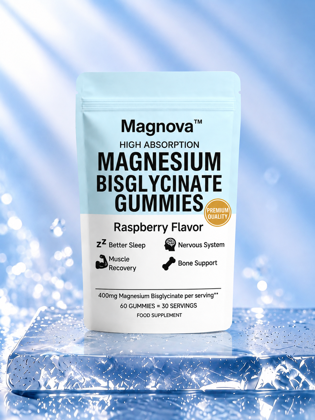 Magnova™ | Magnesium Bisglycinate Sleep Support Gummies