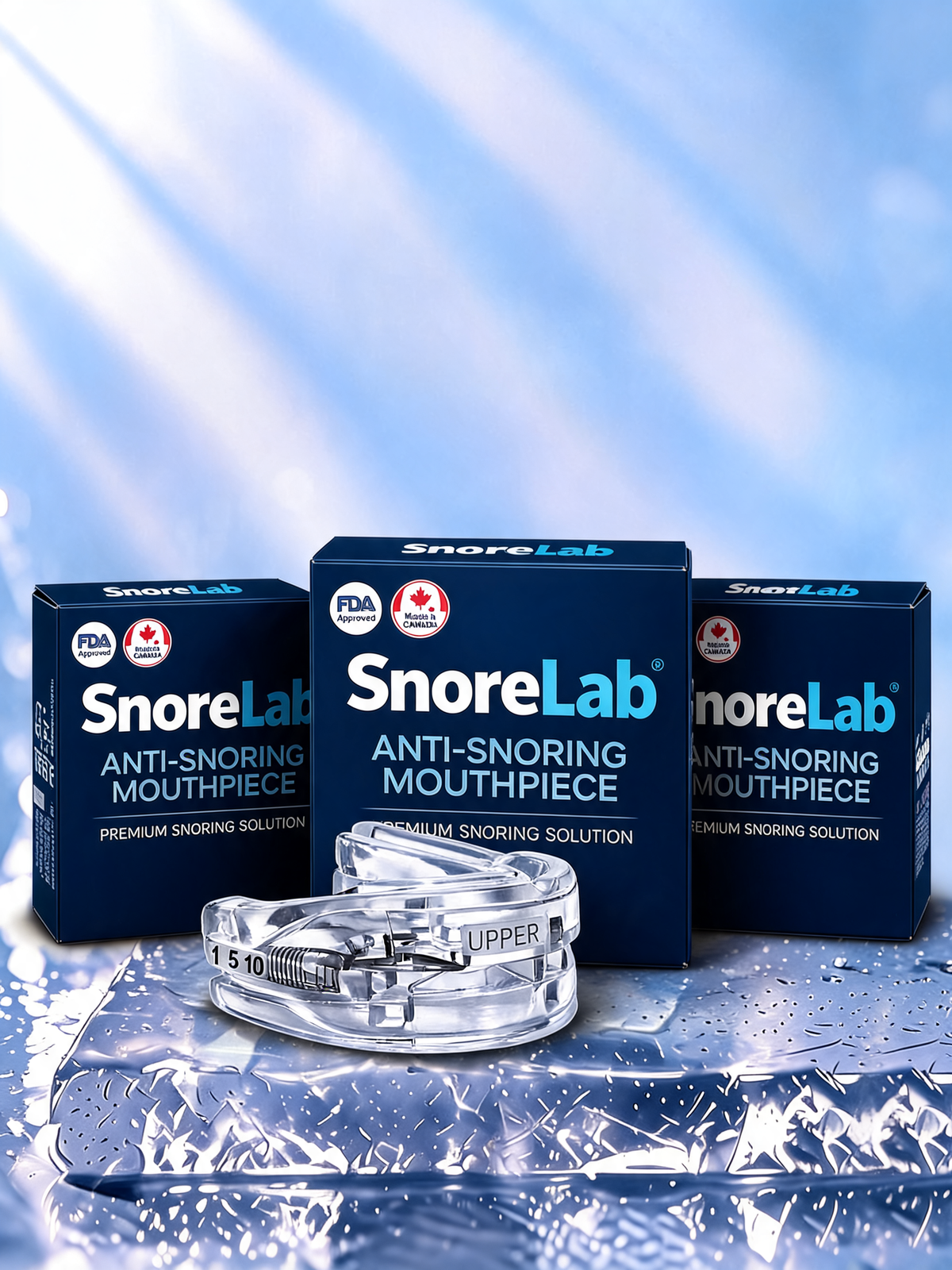 SnoreLab™ |  Adjustable Anti-Snoring Mouthpiece