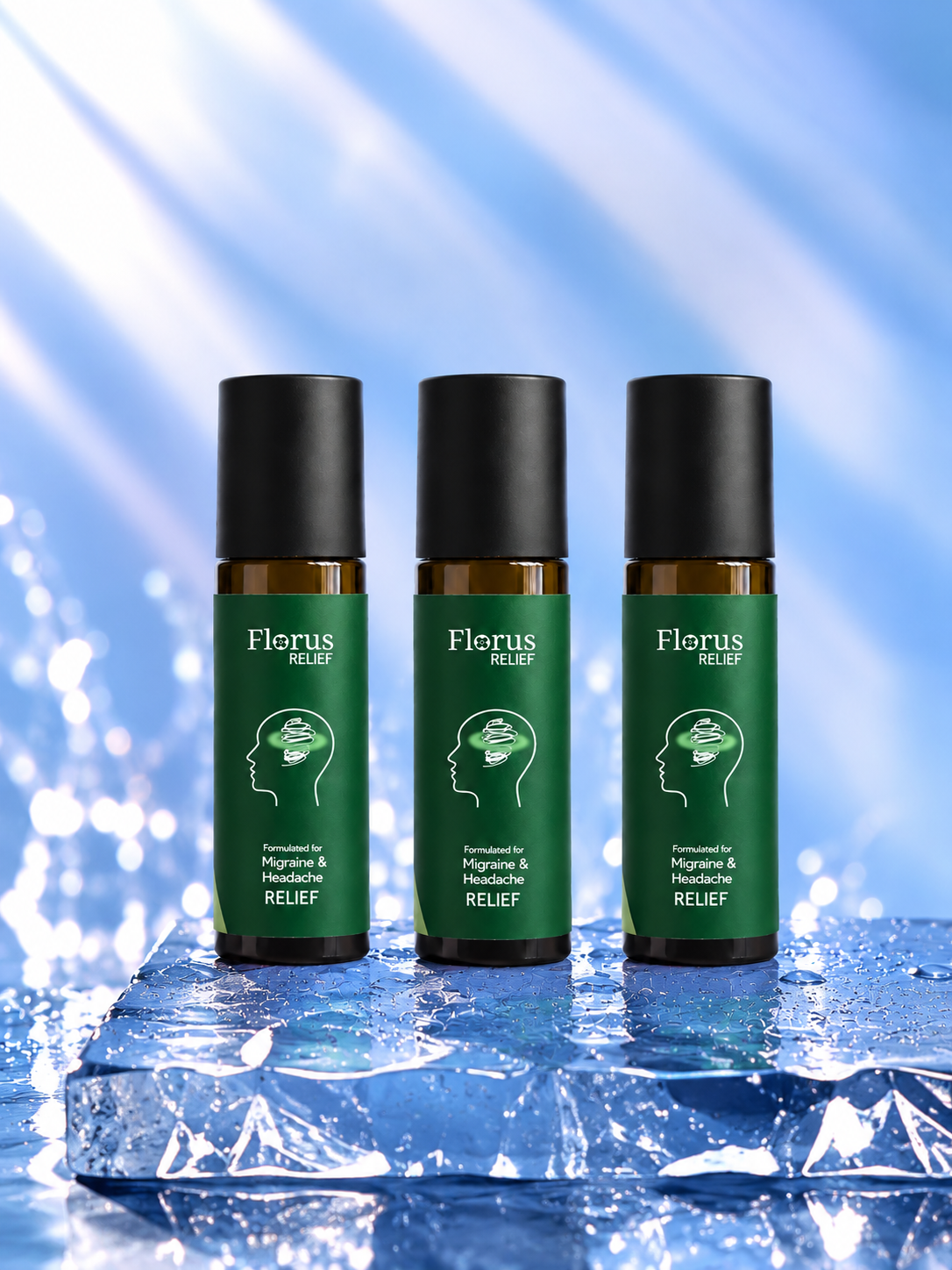Florus Relief™ | Migraine & Headache Relief Roll-On