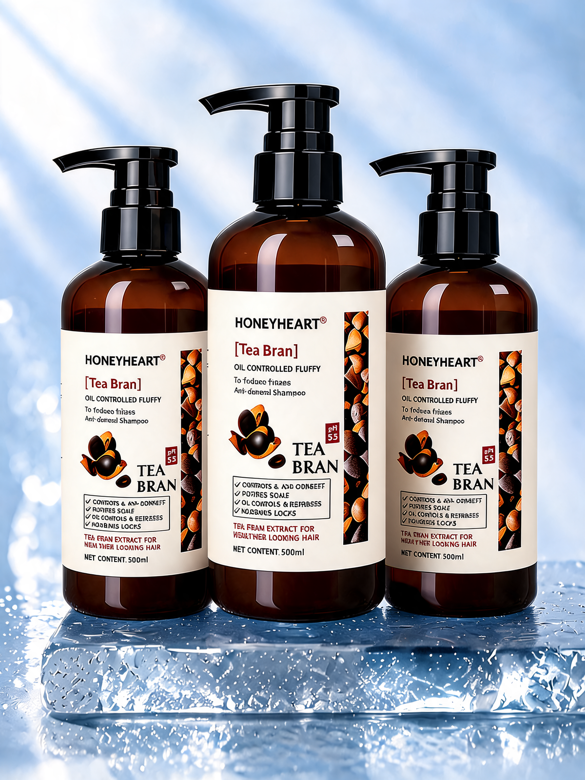 TeaBran™ | Oil Control & Volumising Tea Seed Shampoo