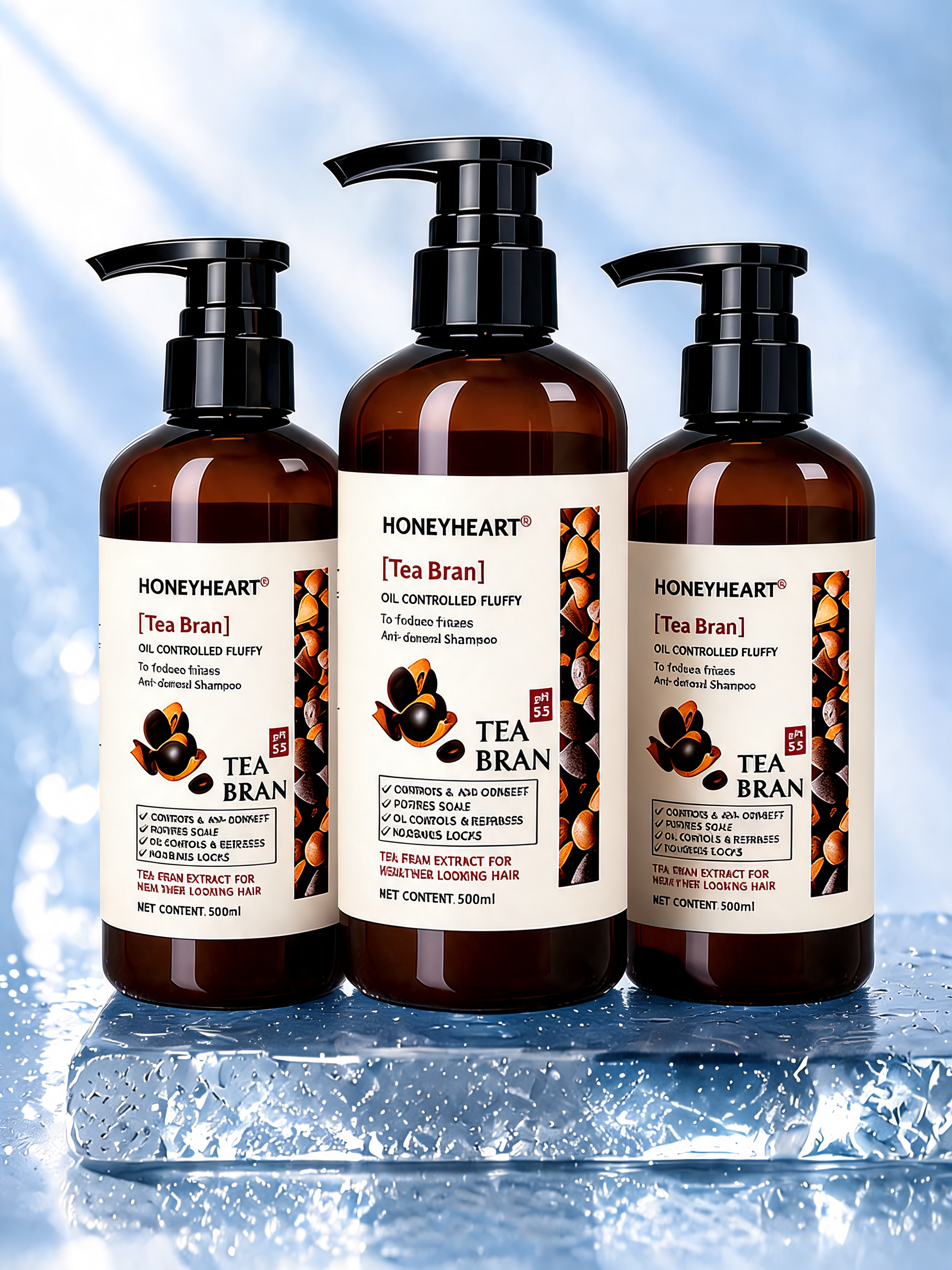 TeaBran™ | Oil Control & Volumising Tea Seed Shampoo