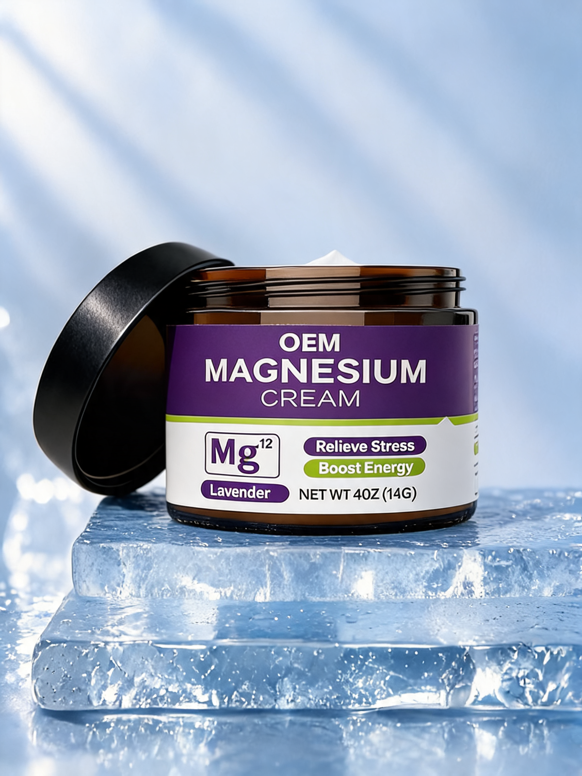 Lavender Magnesium Cream™ | Night Soothing Moisturising Jar