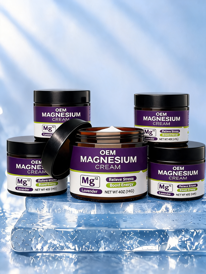 Lavender Magnesium Cream™ | Night Soothing Moisturising Jar