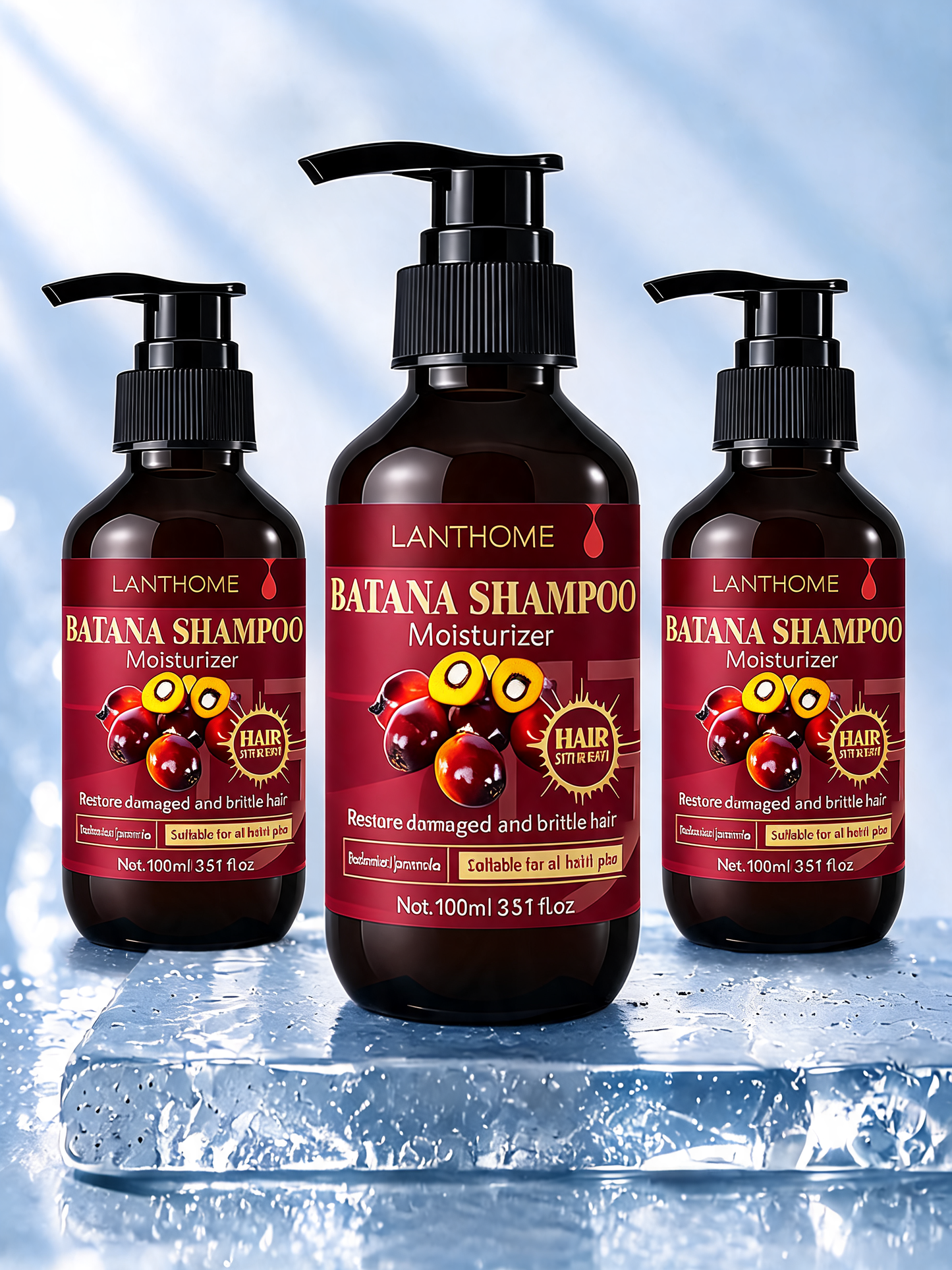 BatanaGlow™ | Moisturising Scalp & Hair Care Shampoo
