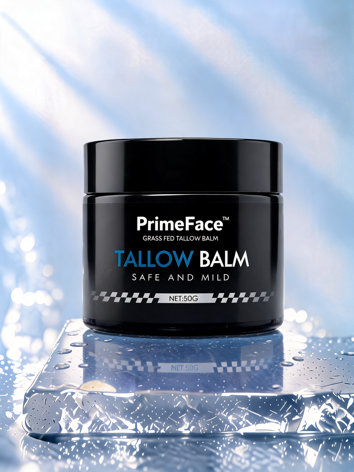 PrimeFace™ | Men's Tallow Balm for Eye Bags & Anti-Ageing