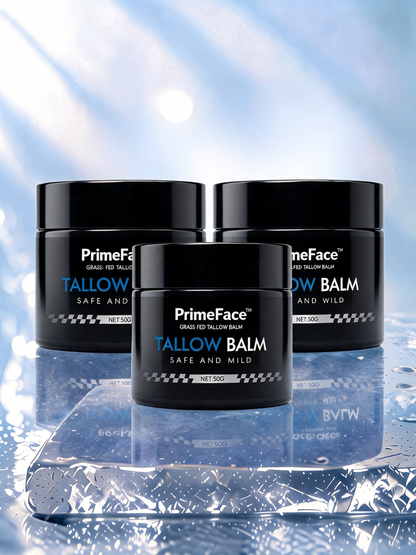 PrimeFace™ | Men's Tallow Balm for Eye Bags & Anti-Ageing